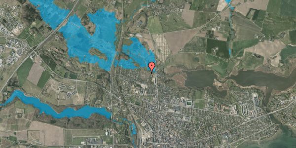 Oversvømmelsesrisiko fra vandløb på Engblommevej 5, 8700 Horsens