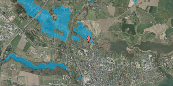 Oversvømmelsesrisiko fra vandløb på Engblommevej 31, 8700 Horsens