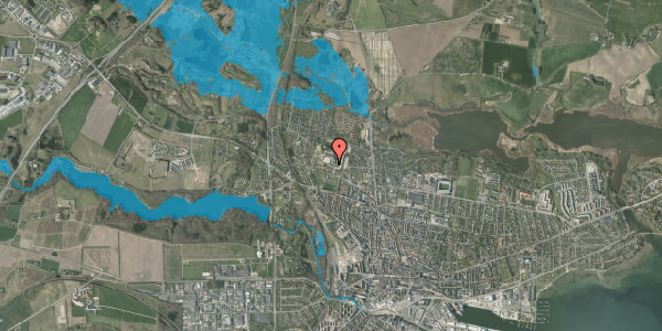 Oversvømmelsesrisiko fra vandløb på Fussingsvej 8E, 8700 Horsens