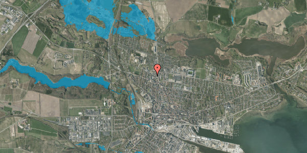 Oversvømmelsesrisiko fra vandløb på Fussingsvej 17B, 1. th, 8700 Horsens