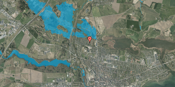 Oversvømmelsesrisiko fra vandløb på Haldsvej 6, 8700 Horsens