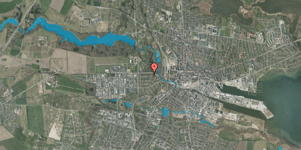 Oversvømmelsesrisiko fra vandløb på Mejsevej 2, 8700 Horsens