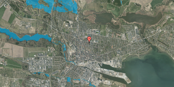 Oversvømmelsesrisiko fra vandløb på Nybogade 24, 8700 Horsens