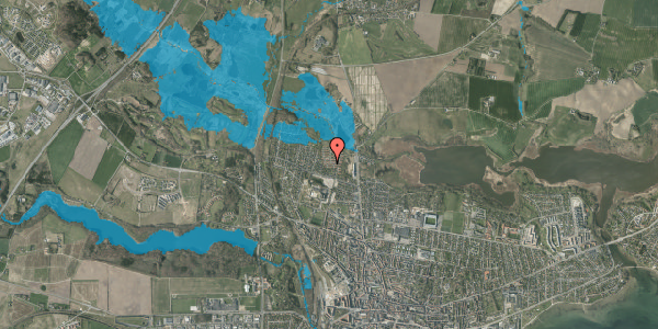 Oversvømmelsesrisiko fra vandløb på Ranunkelvej 37, 8700 Horsens