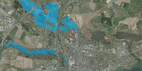 Oversvømmelsesrisiko fra vandløb på Ranunkelvej 39, 8700 Horsens