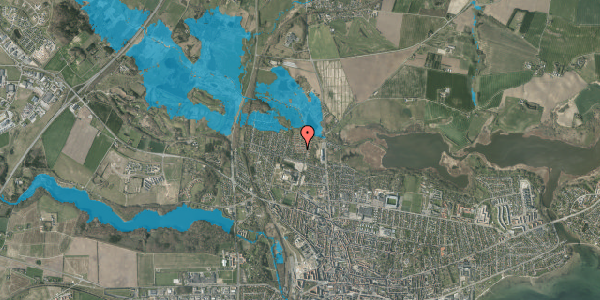 Oversvømmelsesrisiko fra vandløb på Ranunkelvej 41, 8700 Horsens