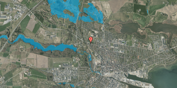 Oversvømmelsesrisiko fra vandløb på Vesterled 7, 2. 48, 8700 Horsens