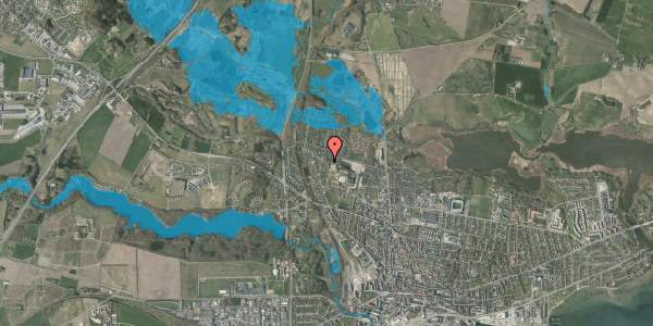Oversvømmelsesrisiko fra vandløb på Vestervang 1A, 8700 Horsens