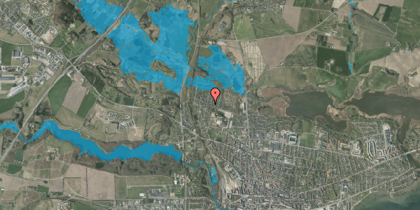 Oversvømmelsesrisiko fra vandløb på Vestervang 9, kl. 2, 8700 Horsens