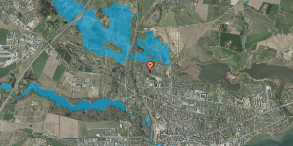 Oversvømmelsesrisiko fra vandløb på Vestervang 20, 8700 Horsens
