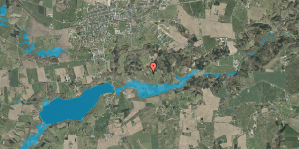 Oversvømmelsesrisiko fra vandløb på Skovgade 29, 7300 Jelling