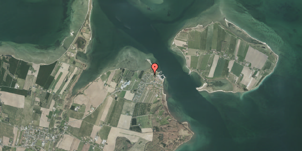 Oversvømmelsesrisiko fra vandløb på Pilevænget 1, 7130 Juelsminde