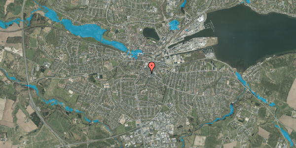 Oversvømmelsesrisiko fra vandløb på Agtrupvej 39, 6000 Kolding