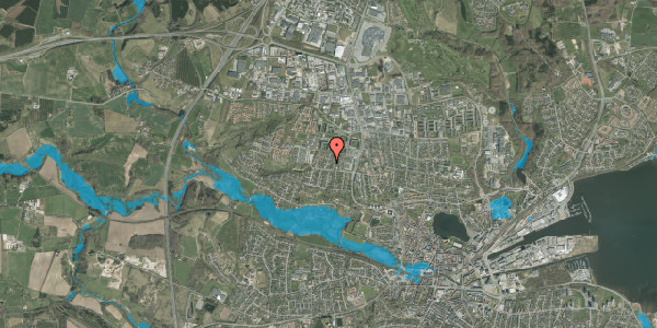 Oversvømmelsesrisiko fra vandløb på Ahornvej 6, 6000 Kolding