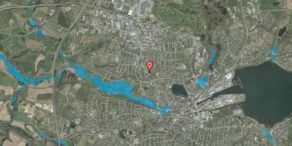 Oversvømmelsesrisiko fra vandløb på Drammenvej 6, 2. th, 6000 Kolding