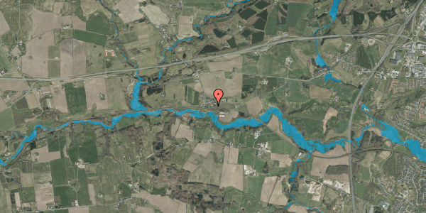 Oversvømmelsesrisiko fra vandløb på Ejstrupvej 3, 6000 Kolding