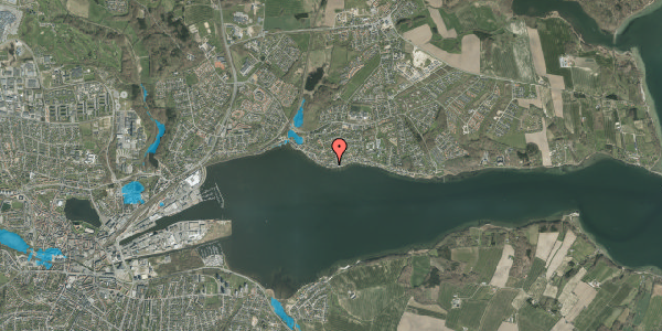 Oversvømmelsesrisiko fra vandløb på Fjordvej 40, 6000 Kolding