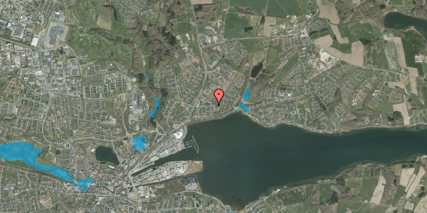 Oversvømmelsesrisiko fra vandløb på Glamsbjergvej 2, 6000 Kolding