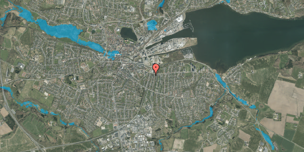 Oversvømmelsesrisiko fra vandløb på Hestehaven 6, 6000 Kolding