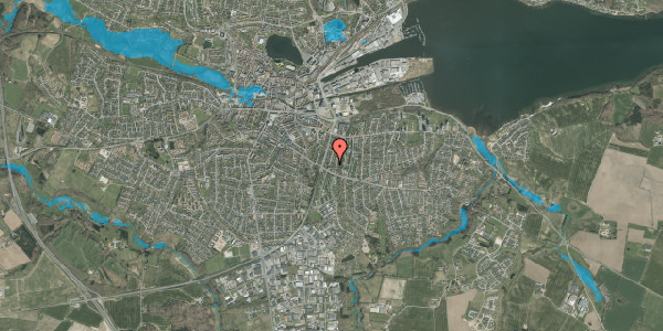 Oversvømmelsesrisiko fra vandløb på Hestehaven 39, 1. tv, 6000 Kolding