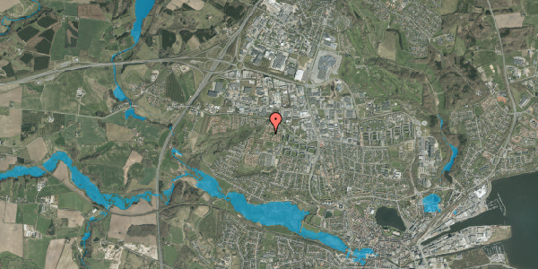 Oversvømmelsesrisiko fra vandløb på Morbærvej 9, 6000 Kolding