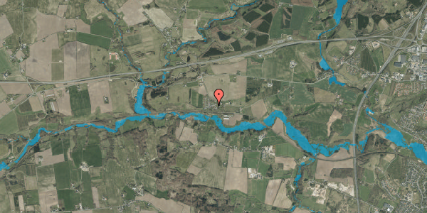 Oversvømmelsesrisiko fra vandløb på Nedervej 10, 6000 Kolding