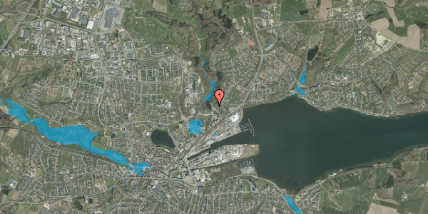 Oversvømmelsesrisiko fra vandløb på Rædersvej 28, 6000 Kolding