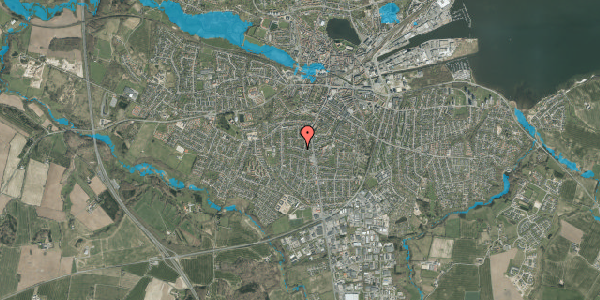 Oversvømmelsesrisiko fra vandløb på Solvang 11, 6000 Kolding
