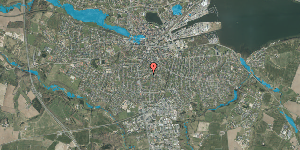 Oversvømmelsesrisiko fra vandløb på Søndervang 3, 6000 Kolding