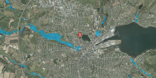 Oversvømmelsesrisiko fra vandløb på Zahnsgade 48, 2. 204, 6000 Kolding