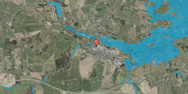 Oversvømmelsesrisiko fra vandløb på Torvegade 5, 7160 Tørring