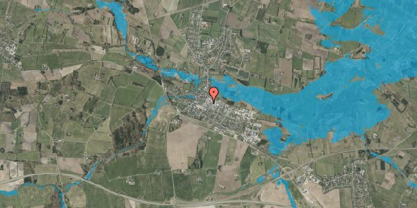 Oversvømmelsesrisiko fra vandløb på Torvegade 23, 7160 Tørring