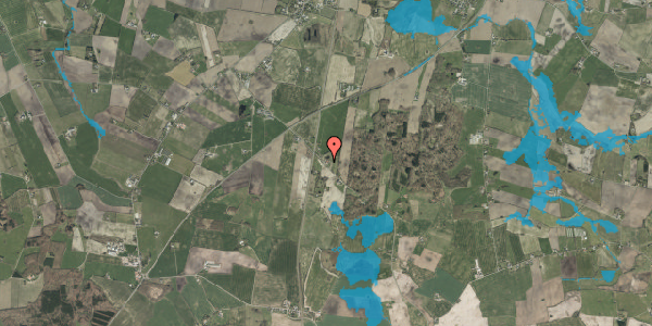 Oversvømmelsesrisiko fra vandløb på Bastrup Skovvej 9, 6580 Vamdrup