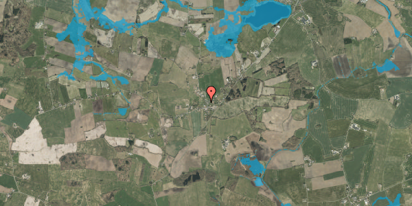 Oversvømmelsesrisiko fra vandløb på Drenderupvej 1A, 6580 Vamdrup