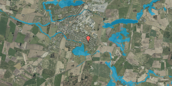 Oversvømmelsesrisiko fra vandløb på Enghaven 13, 6580 Vamdrup