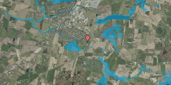 Oversvømmelsesrisiko fra vandløb på Engparken 17, 6580 Vamdrup