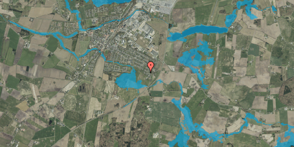 Oversvømmelsesrisiko fra vandløb på Engparken 34, 6580 Vamdrup