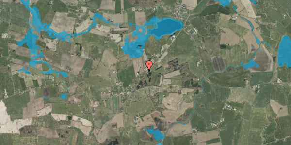 Oversvømmelsesrisiko fra vandløb på Gl. Møllevej 4, 6580 Vamdrup