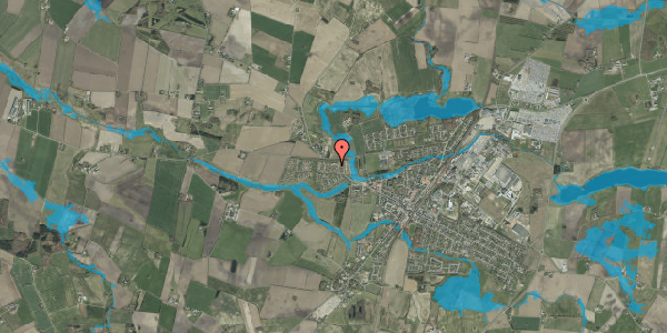 Oversvømmelsesrisiko fra vandløb på Trelle Ager 9, 6580 Vamdrup