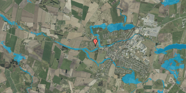 Oversvømmelsesrisiko fra vandløb på Trelle Ager 61, 6580 Vamdrup