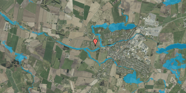 Oversvømmelsesrisiko fra vandløb på Trelle Ager 62D, 6580 Vamdrup