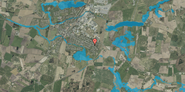 Oversvømmelsesrisiko fra vandløb på Østergade 124, 6580 Vamdrup