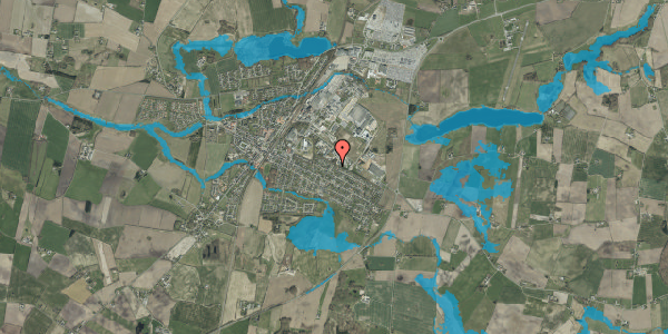 Oversvømmelsesrisiko fra vandløb på Østervang 3, 6580 Vamdrup