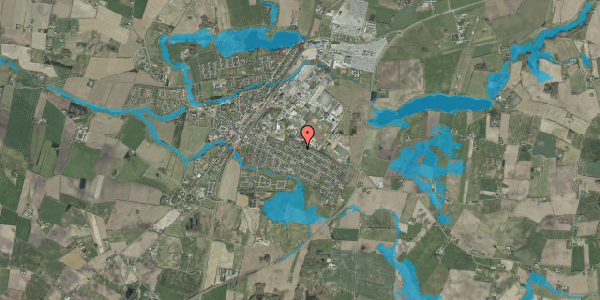 Oversvømmelsesrisiko fra vandløb på Østervang 7, 6580 Vamdrup