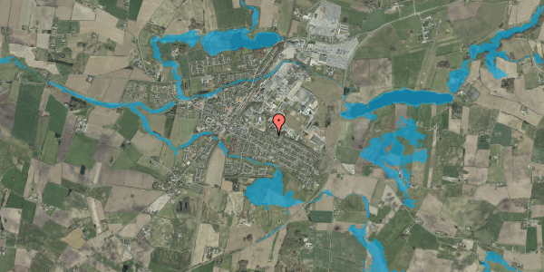 Oversvømmelsesrisiko fra vandløb på Østervang 16, 6580 Vamdrup