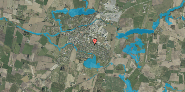 Oversvømmelsesrisiko fra vandløb på Østervang 26, 6580 Vamdrup