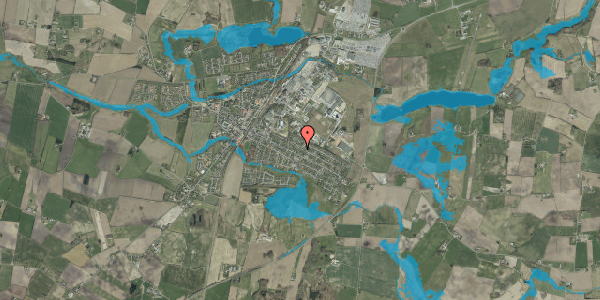Oversvømmelsesrisiko fra vandløb på Østervang 31, 6580 Vamdrup