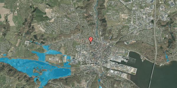 Oversvømmelsesrisiko fra vandløb på Nyboesgade 45, 3. , 7100 Vejle