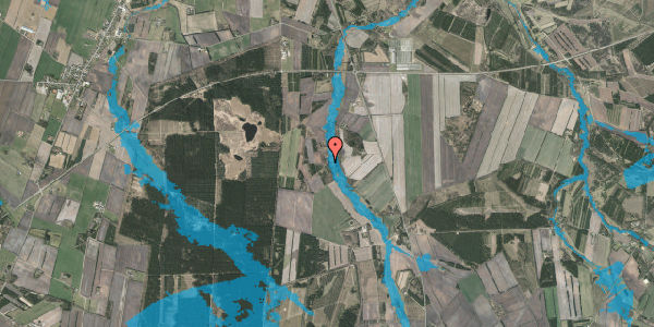 Oversvømmelsesrisiko fra vandløb på Herningvej 66, 7540 Haderup
