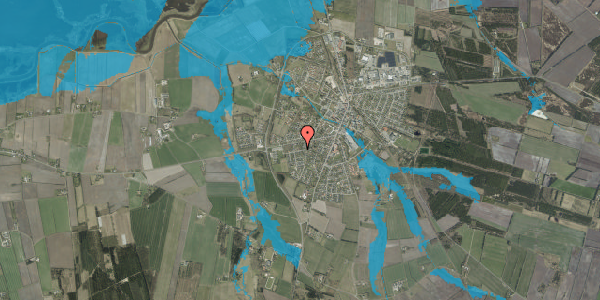Oversvømmelsesrisiko fra vandløb på Lindevej 4, 6880 Tarm
